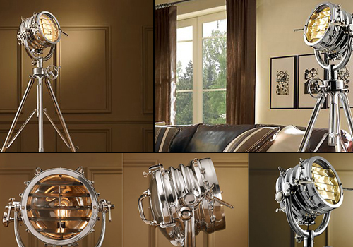 lampe rétro marine