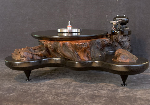 platine vinyle ne bois