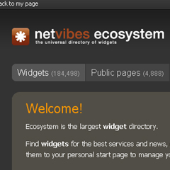 Photo : Netvibes Theme Designer