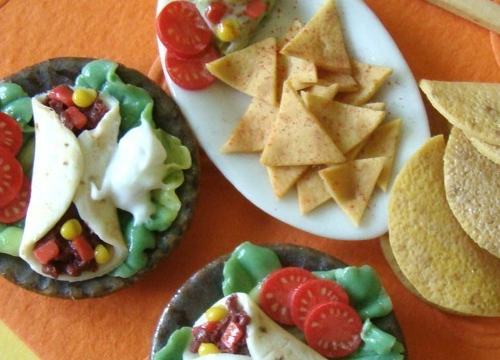 aliments miniatures pour poupées