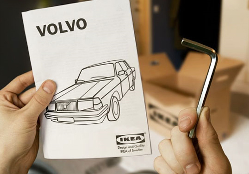 voiture à monter IKEA