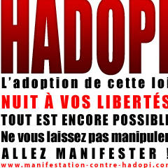 Manifestation contre HADOPI