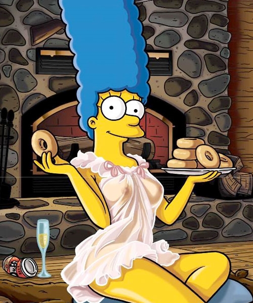 Marge Simpson dans Playboy
