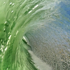 Photo : Vagues tubes