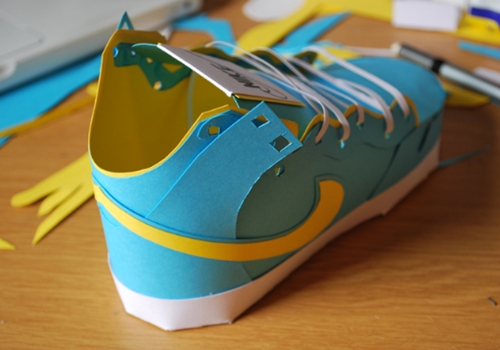 Nike en papier
