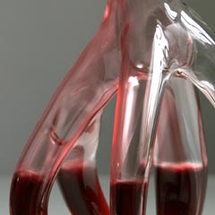 Photo : Verre à vin sanglant