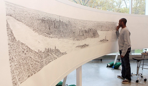New-York par Stephen Wiltshire