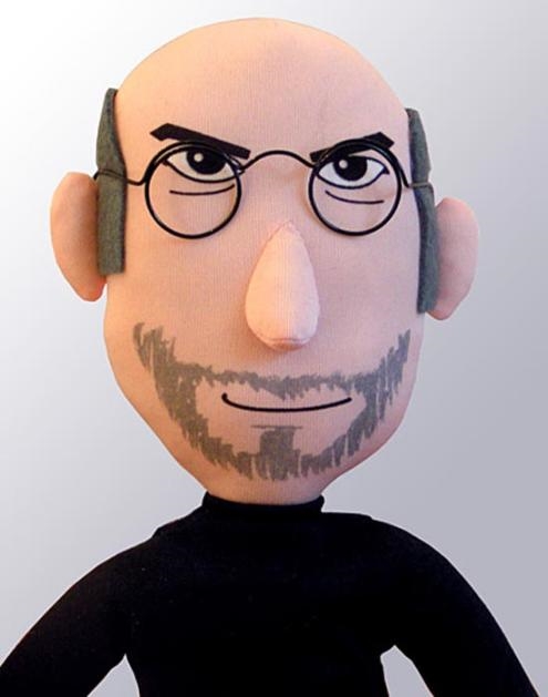 Steve Jobs en peluche