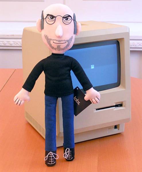 Steve Jobs en peluche