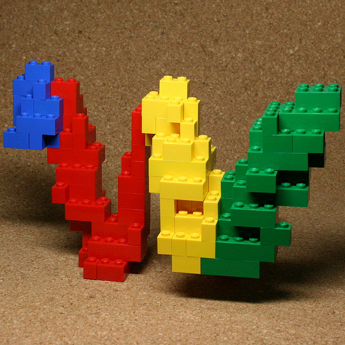 Le logo de Google Wave en Legos :)