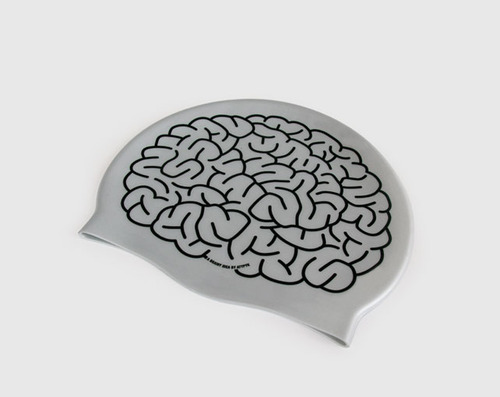 Bonnet de bain cerveau