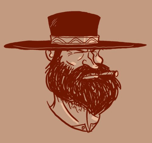 héros et barbe par Vanja Mrgan