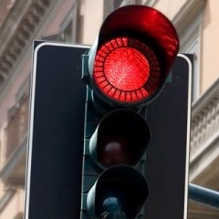 Feu rouge à compte à rebours