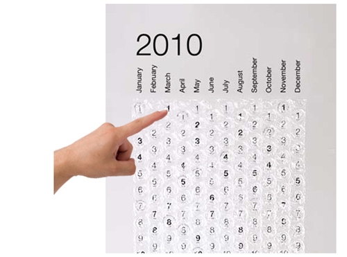 calendrier 2010 à bulles