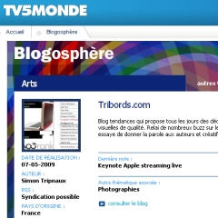 Tribords sur TV5Monde