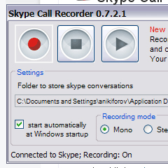 Enregistrer Skype avec Skype Call Recorder