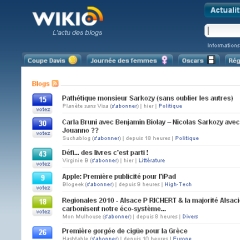 Wikio : nouveau look !