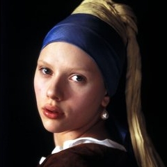 Scarlett Johansson à la perle