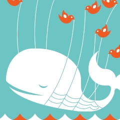 Photo : Baleine Twitter Fail Whale en CSS