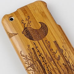 Coque iPhone en bambou