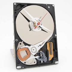 Horloge disque-dur