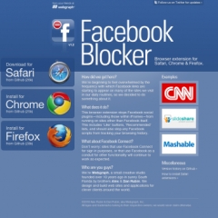 Facebook Blocker : éradiquer Facebook du web