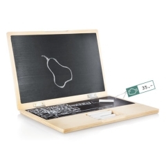 Photo : Laptop en bois