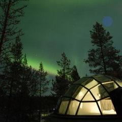 Séjour dans un igloo