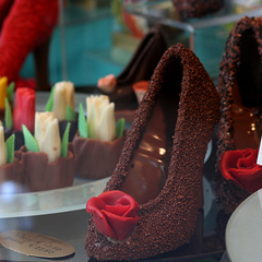 Chaussures en chocolat