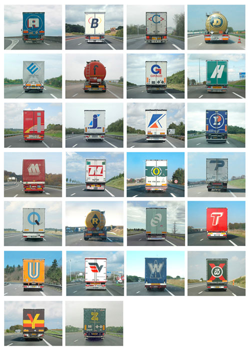 camions alphabet ...