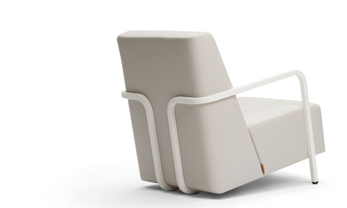 Fauteuil Bertus de dos