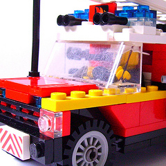 Photo : Camions de pompiers Lego