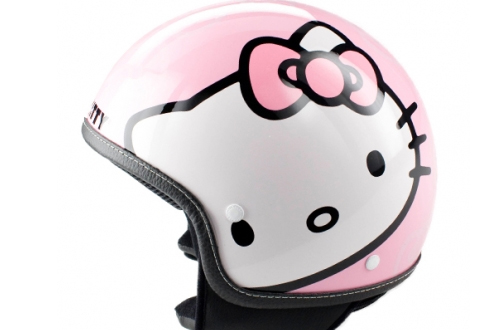 Casque rose Hello Kitty
