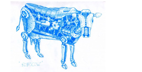 vache robot Robocow