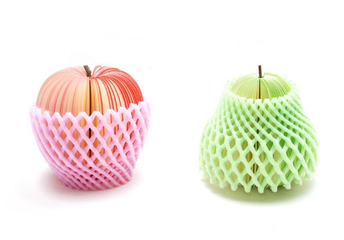 bloc notes fruits