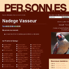 Photo : Per.sonn.es, réseau social fictif