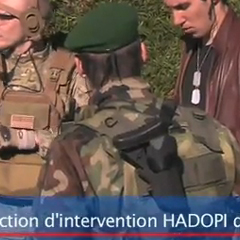 Brigade intervention HADOPI Zone Interdite