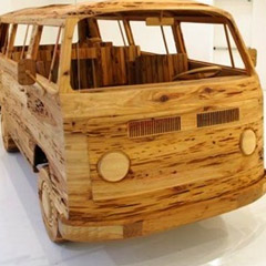 Combi VW en bois