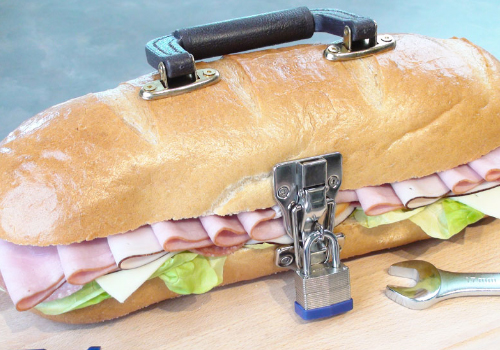 sandwich valise cadenas