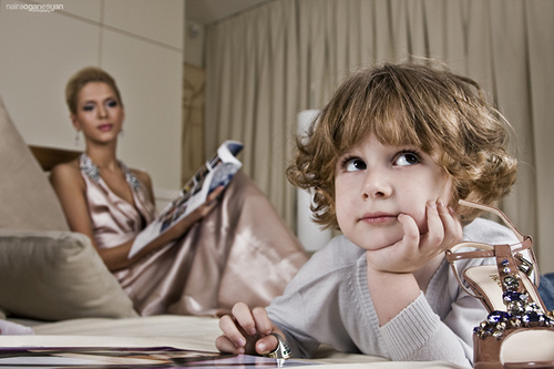 Mother and son