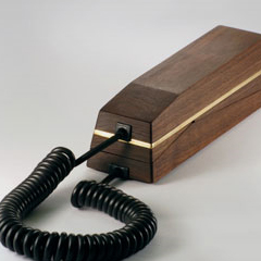 Photo : Téléphone VoIp en bois PAPPA*PHONE