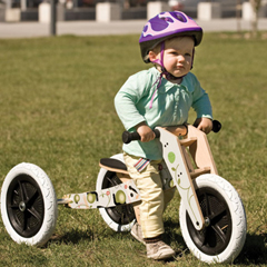 Photo : Vélo-porteur modulable Wishbone Bikes