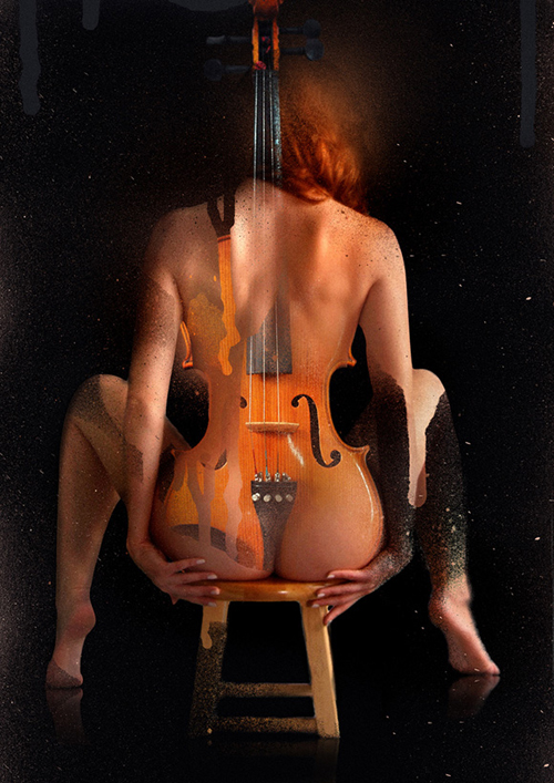 Femme violoncelle