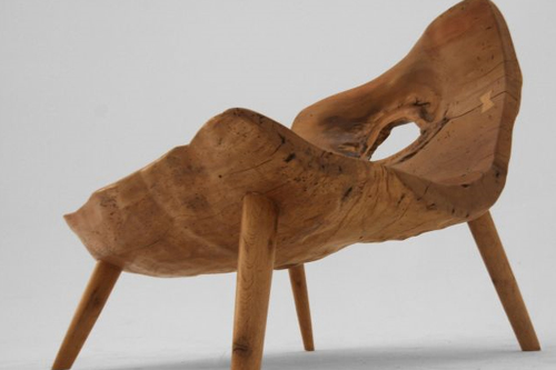 fauteuil bois Gursan Ergil