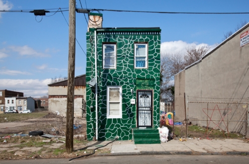 Photo d'un autre maison isolée verte de la série Last House Standing de Ben Marcin