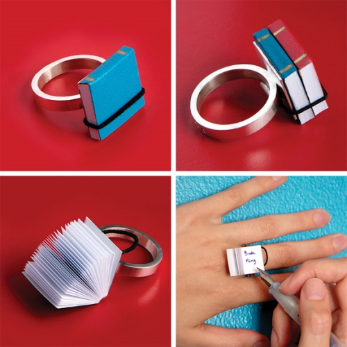 Photo book ring livre bague ana caradim