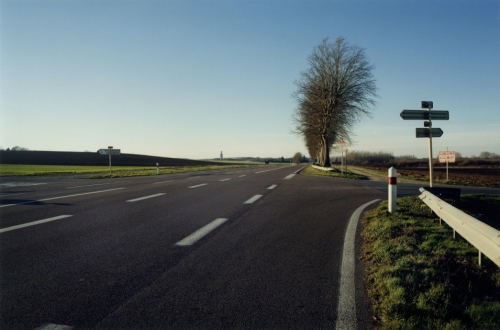 photo : route de l'accident de Albert Camus