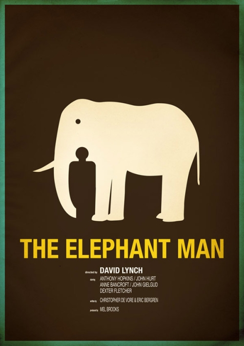 Affiche Elephant Man par Chris Thornley