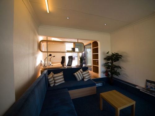 photo du bureau flottant