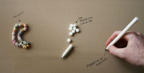 photo du stylo en bonbons